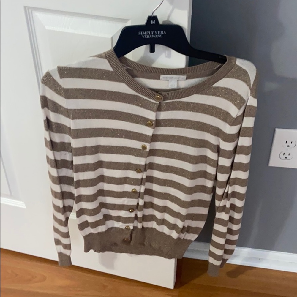 Woman’s button down sweater
